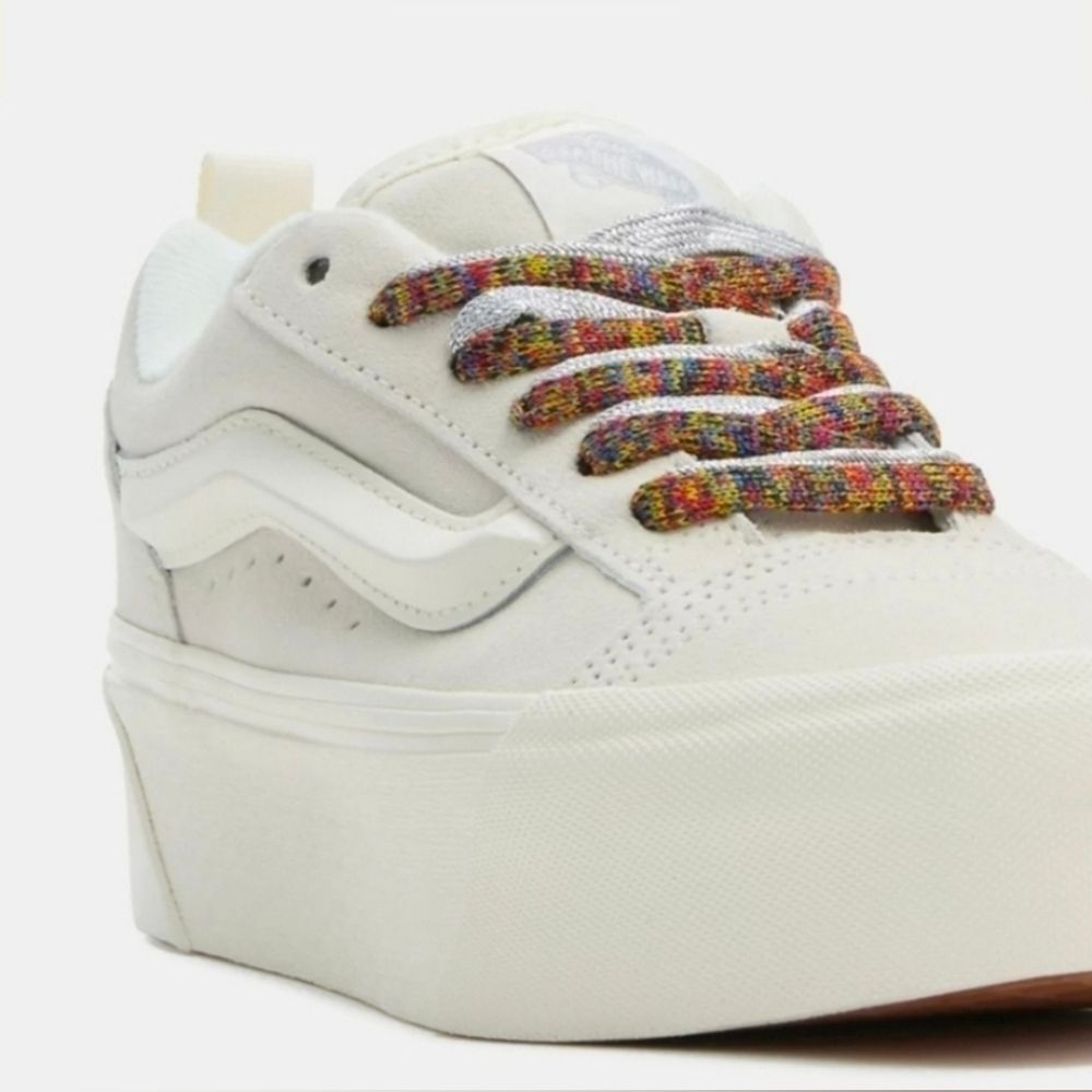 Vans Knu Stack White Chunky Pkatform Sneakers Size Women's 7.5/ Mens 6 NWOB - Picture 5 of 9